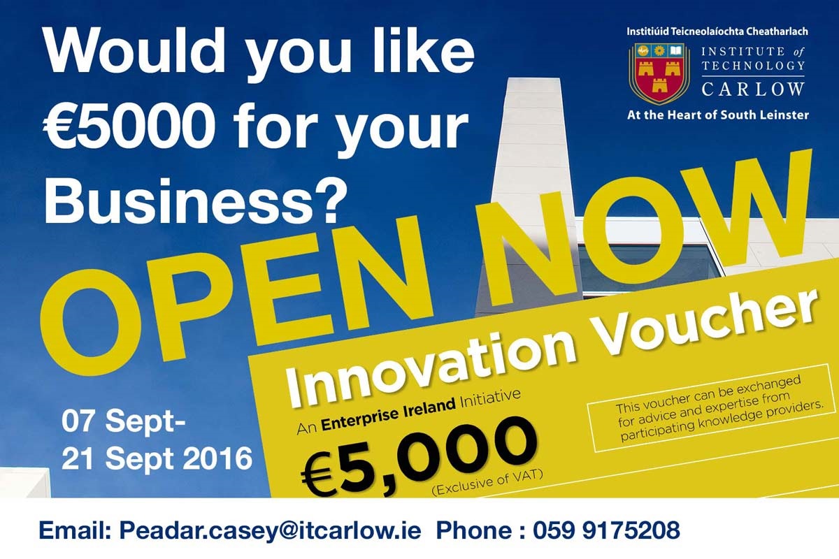 IT Carlow & EI Innovation voucher